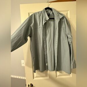 Men’s size XL Patagonia light blue button down shirt